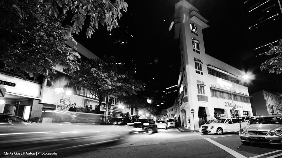 Clarke Quay-Singapore in Night