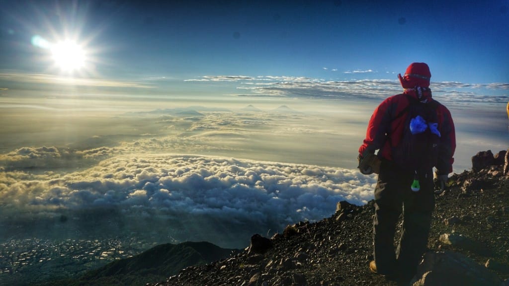 View From Top of Mountain Slamet 3428 Mdpl