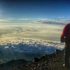 Good Morning : View From Top Of Mountain Slamet 3428 Mdpl